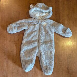 Carter's 3M Fuzzy Bodysuit, Little Lamb Theme